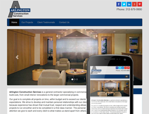 Arlington Construction Services Website