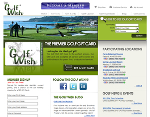 The Golf Wish Ecommerce Example