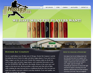 Hoosier Bat Ecommerce Example